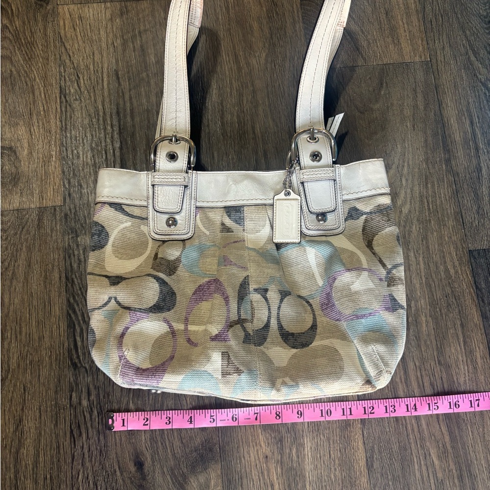 Coach Signature Canvas Tote Bag - Multicolor - Picture 2 of 11